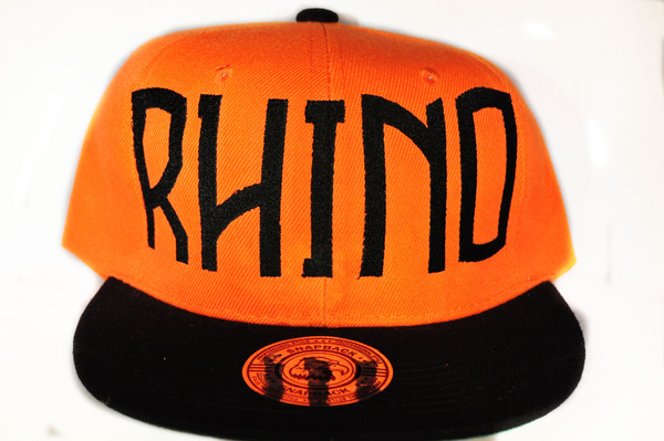 RHINO SNAP BACK ORANGE/BLACK