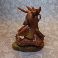 Orange Rock Dragon - Thumbnail 1