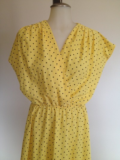 Yellow with Polka Dots 