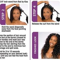 RED by KISS Ceramic Tourmaline CURLING WAND! - Thumbnail 3