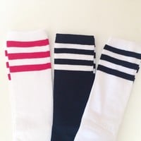 Knee High Socks - Stripe Knee High Socks - Baby, Toddler, Children Knee High Socks - Thumbnail 4