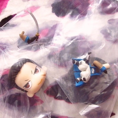 Mame sengoku basara trading figure - sanada yukimura / sarutobi sasuke / katakura kojuurou - 