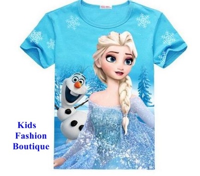 Girls frozen elsa/olaf t-shirt
