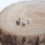 6mm Knot Silver Metal Stud Earrings Sterling Silver Stud Earrings For Women Wedding Earrings ER0412-1