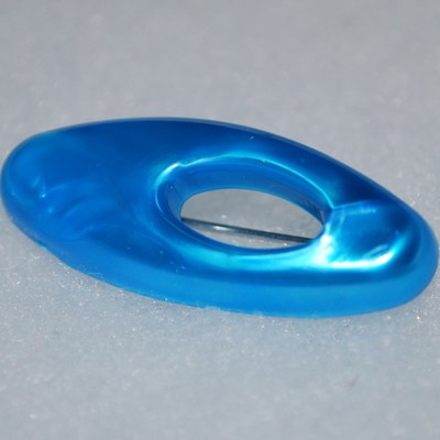 No snag hijab pin - blue