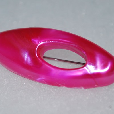 No snag hijab pin - hot pink