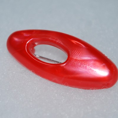 No snag hijab pin - red