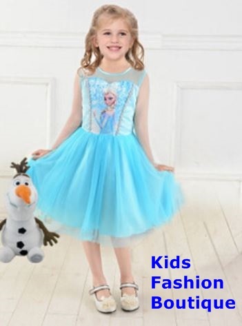 Frozen elsa princess dress with sheer sleeves