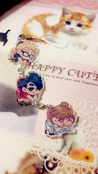 Haikyuu!! Captains Phone Straps
