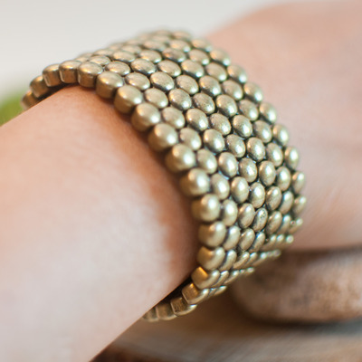 Beaded wide cuff bc0433