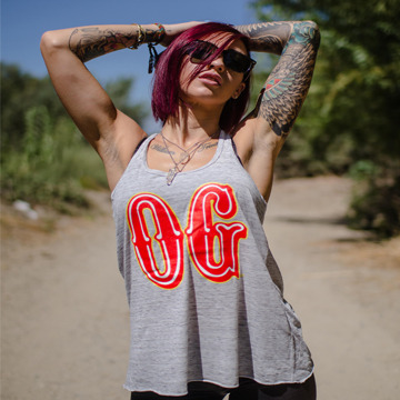OG Faithful Ladies Flowy Racerback Tank
