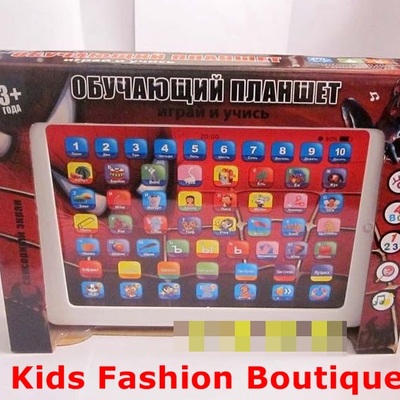 Kids russian learning tablet, learn numbers, letters, animals, music & more