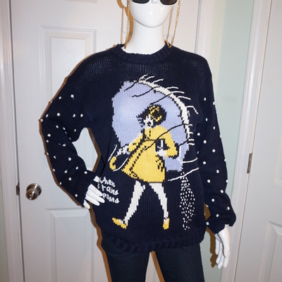 Vintage eagle eyes morton salt sweater size m-l