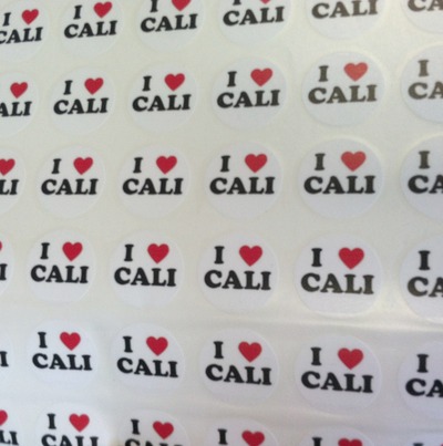 I love cali sticker