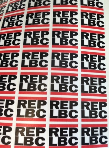 Rep lbc sticker
