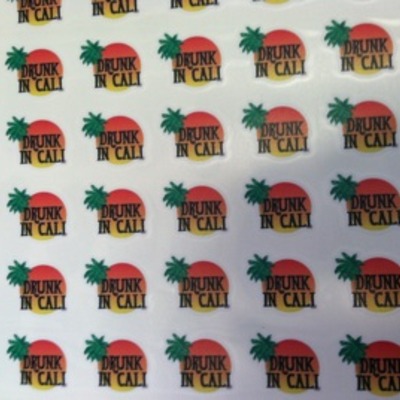Drunk in cali sticker