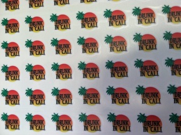 Drunk in cali sticker