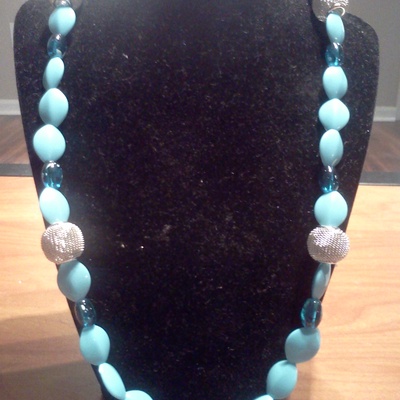 Deep blue sea necklace