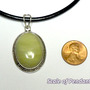Honey Agate (29 ct.) German Silver Pendant-1
