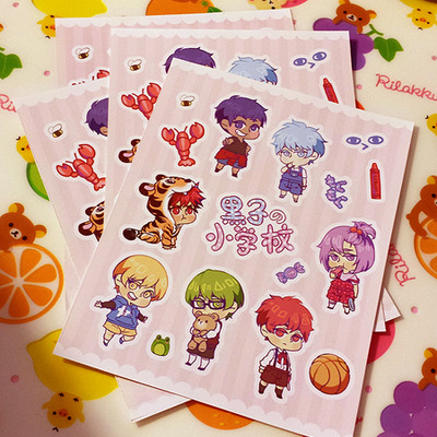 Kuroko's kindergarten sticker sheet