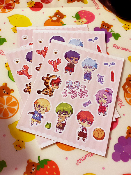 Kuroko's Kindergarten Sticker Sheet
