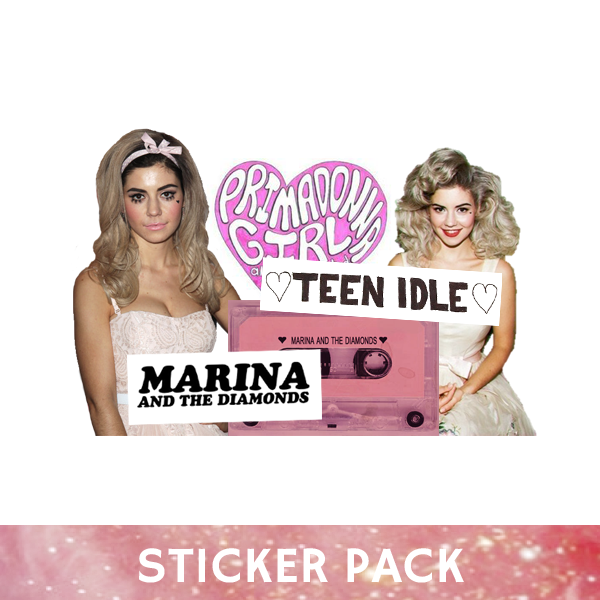 ✧･ﾟ: * Marina and the Diamonds Sticker Pack 01 * : ･ﾟ✧ 