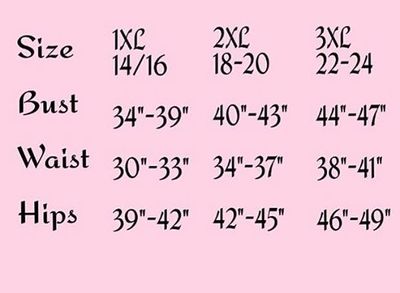 Sizing Chart 