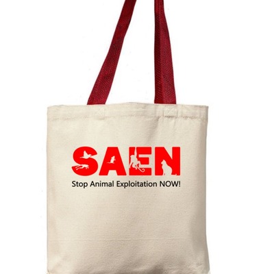 Saen signature canvas tote