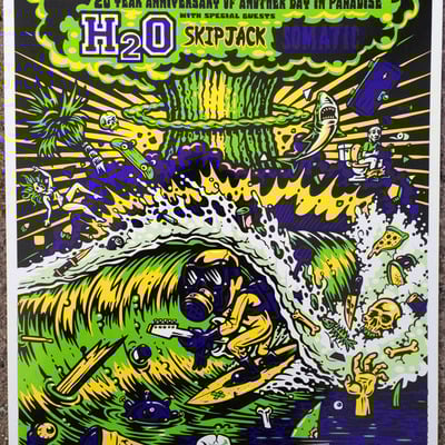  strung out screenprinted poster signed and numbered edition of 111 - Thumbnail 5