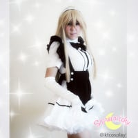 Halloween Cosplay Black Maid Dress Free Ship SP141208 - Thumbnail 3