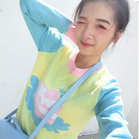 Super Kawaii Sweet Marcaron Cake Long Sleeve Knitting Sweater Jumper Top SP141525 - Thumbnail 3