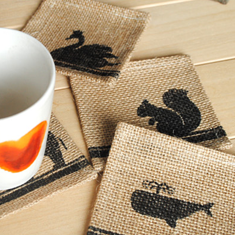 woven animals - the coasters