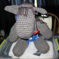 Smarty Pants Doll Large Crochet - Thumbnail 2