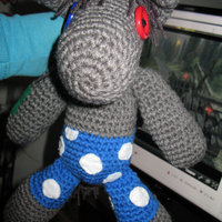 Smarty Pants Doll Large Crochet - Thumbnail 4