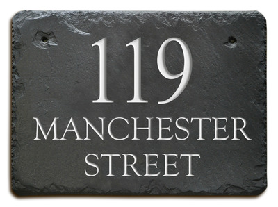 STONE HOUSE ADDRESS MARKER / NUMBERS