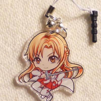 Reversible sword art online charm - asuna