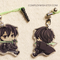 Reversible Sword Art Online Charm - Kirito - Thumbnail 1