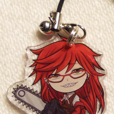 Reversible black butler charm - grell - Thumbnail 3