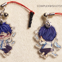 Reversible Free! Iwatobi Swim Club Charm - Rei - Thumbnail 1