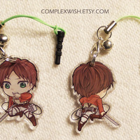 Reversible Attack on Titan Charm - Eren - Thumbnail 1