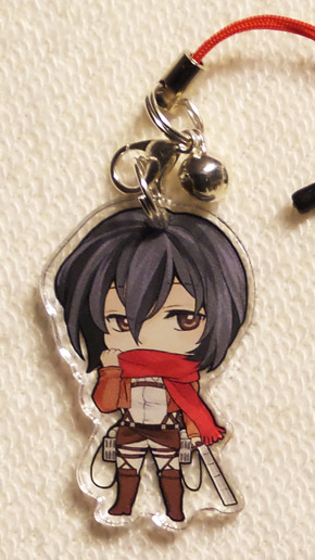 Reversible Attack on Titan Charm - Mikasa