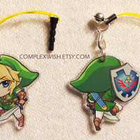 Reversible Legend of Zelda Charm - Link - Thumbnail 1