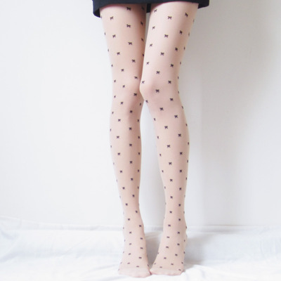 Kawaii bow pattern pantyhose-tights