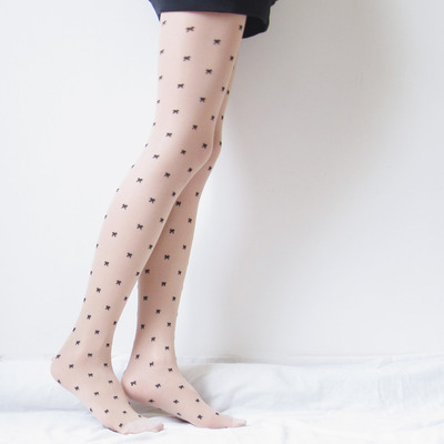 Kawaii bow pattern pantyhose-tights