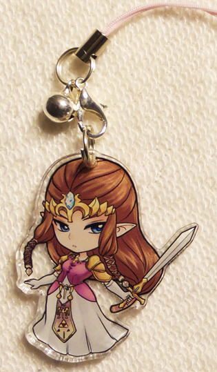 Reversible Legend of Zelda Charm - Zelda