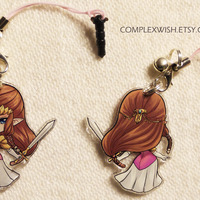 Reversible Legend of Zelda Charm - Zelda - Thumbnail 1