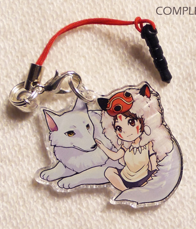 Reversible Princess Mononoke charm