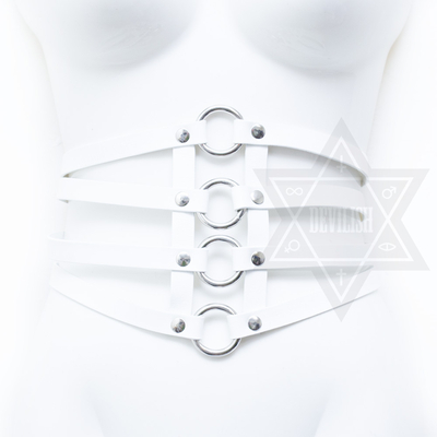 Rings　white corset