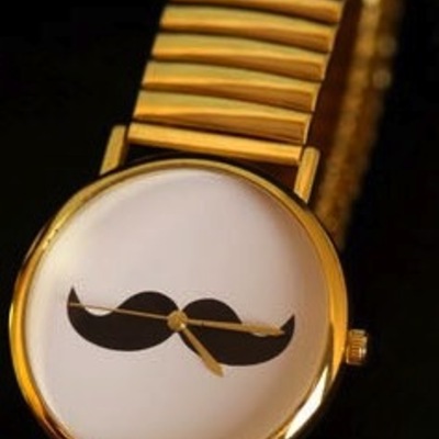 The mustache watch