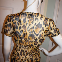 Vintage Rampage Leopard Top Size S - Thumbnail 3
